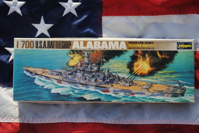 Hasegawa 44121 USS ALABAMA US Battleship WWII